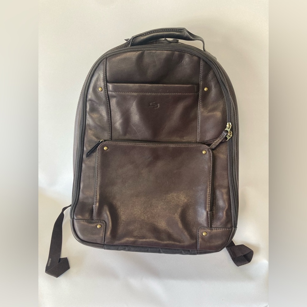 Solo New York Reade Vintage Leather Backpack, Espresso